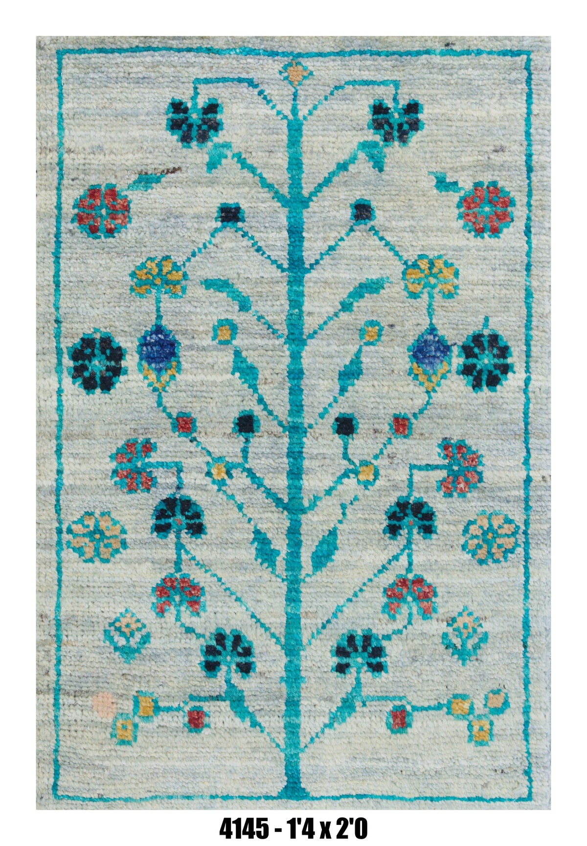 Handmade Afghan Rug — 1x2 — 1'4x2'0
