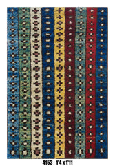 Handmade Afghan Rug — 1x2 — 1'4x1'11