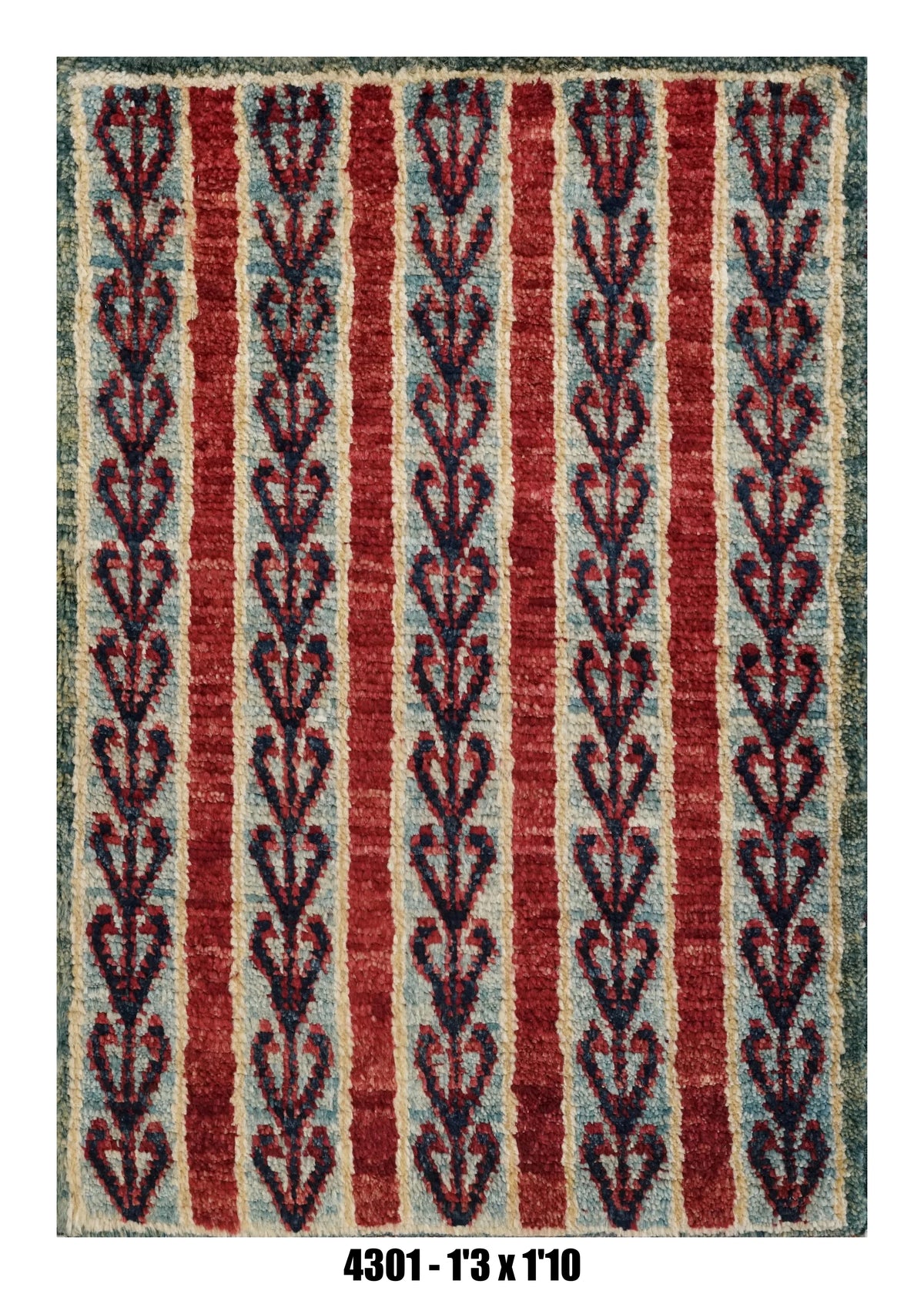 Handmade Afghan Rug — 1x2 — 1'3x1'10