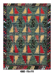 Handmade Afghan Rug — 1x2 — 1'5x1'11