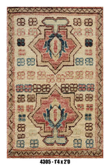 Handmade Afghan Rug — 1x2 — 1'4x2'0