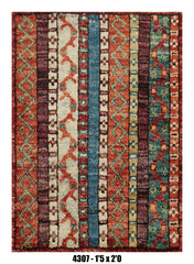 Handmade Afghan Rug — 1x2 — 1'5x2'0