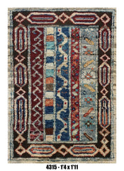 Handmade Afghan Rug — 1x2 — 1'4x1'11