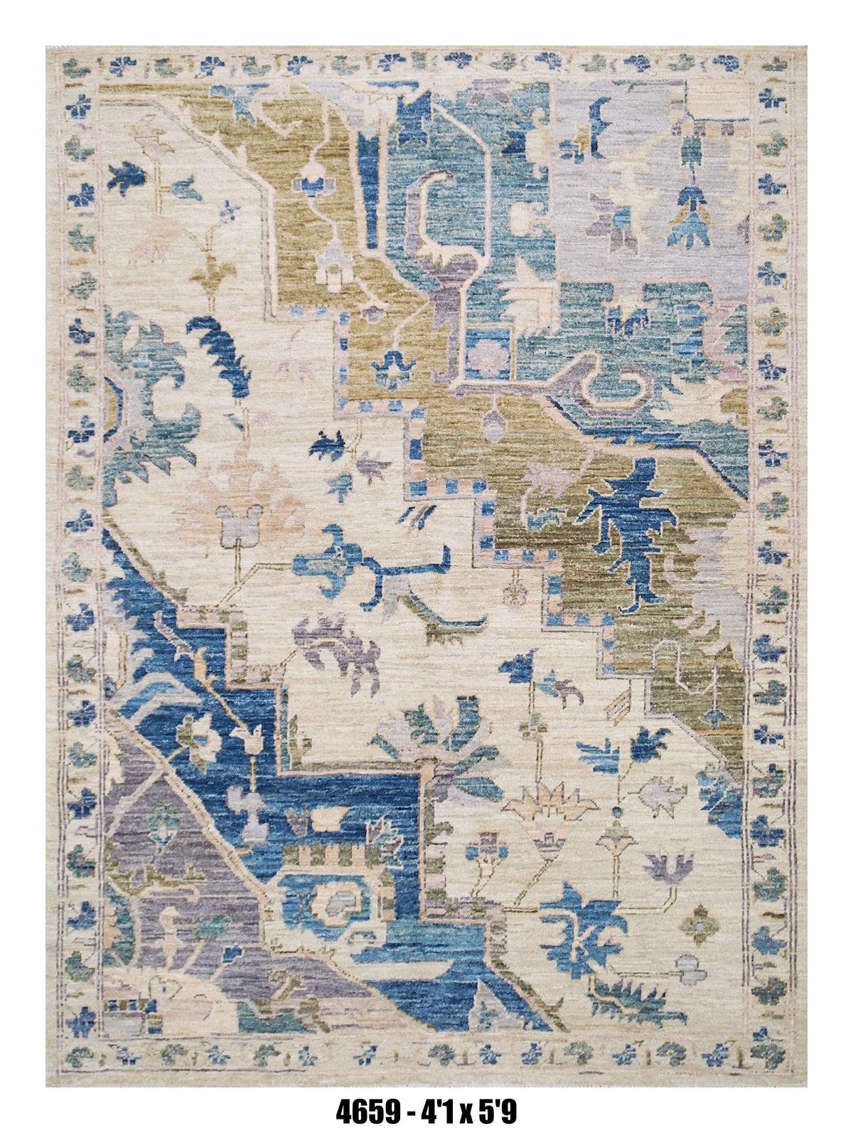 Handmade Afghan Rug — 4x6
