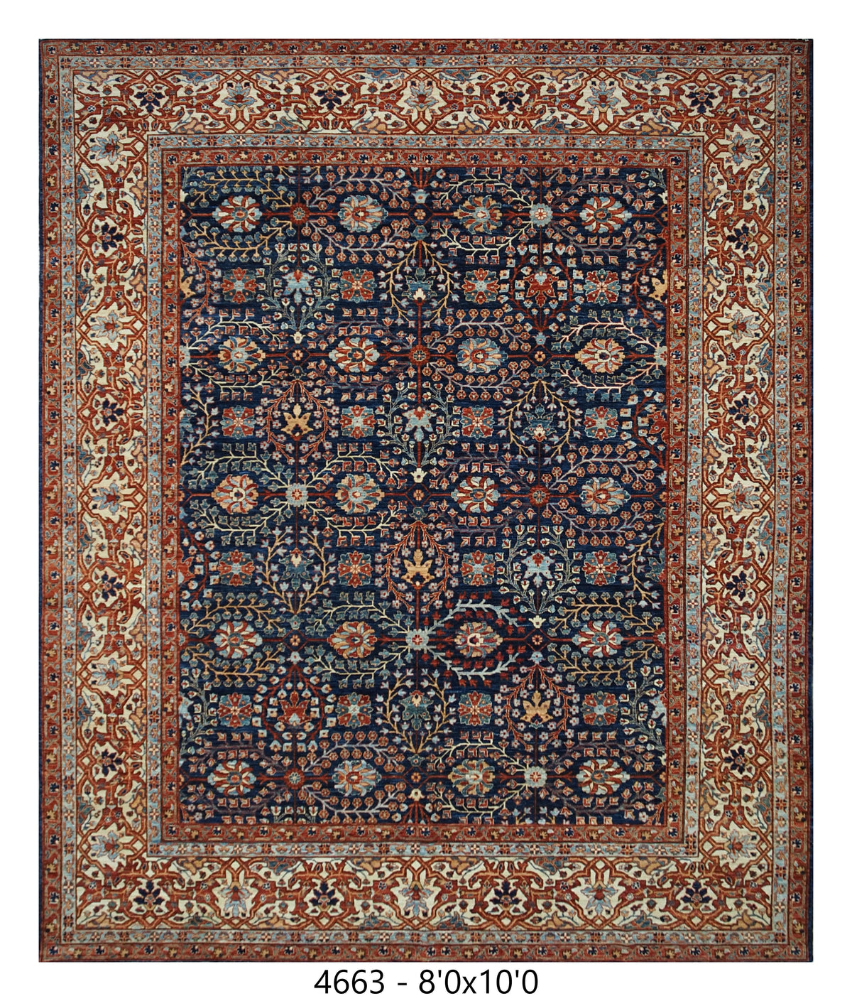 Handmade Afghan Rug — 8x10
