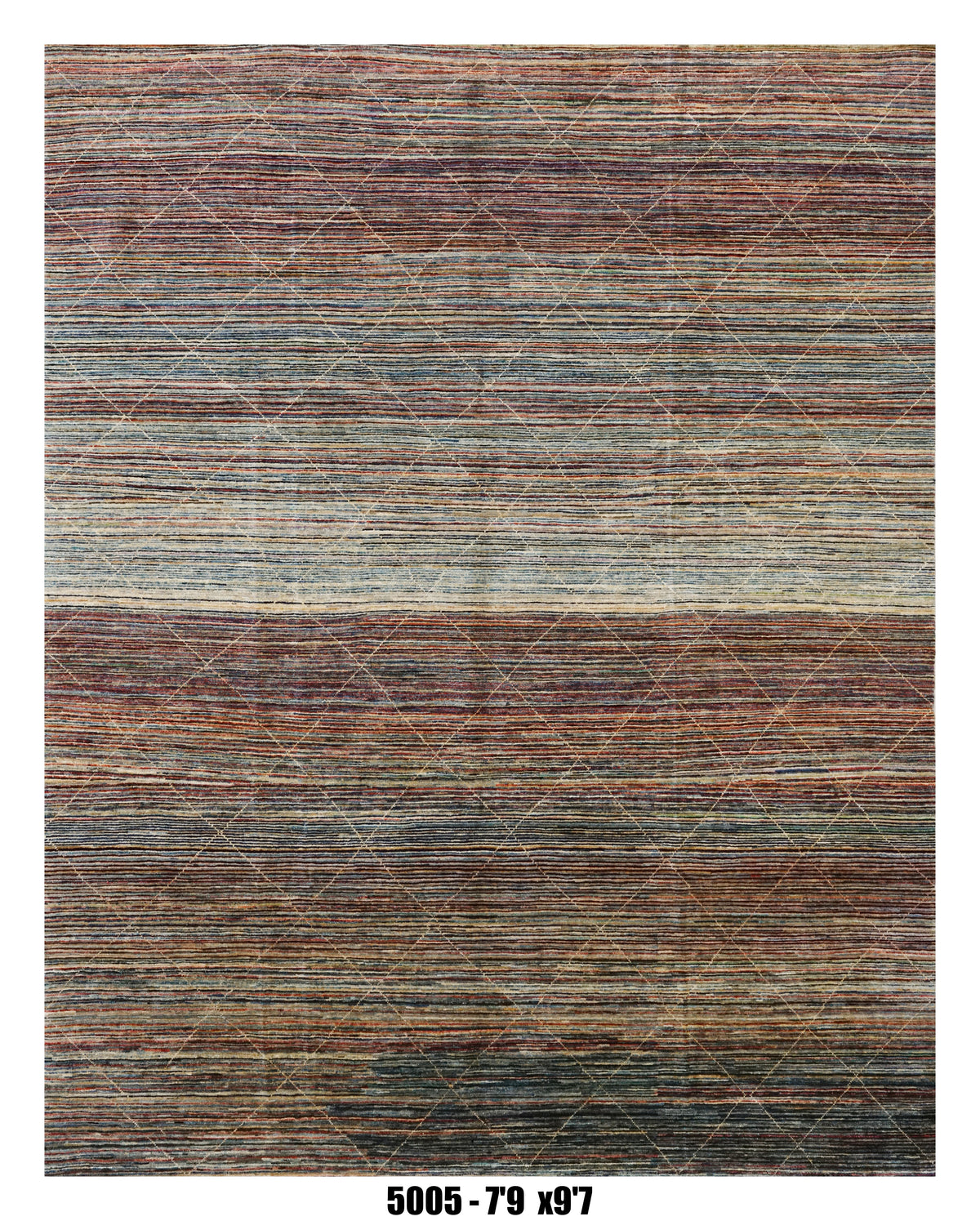 Handmade Afghan Rug — 8x10