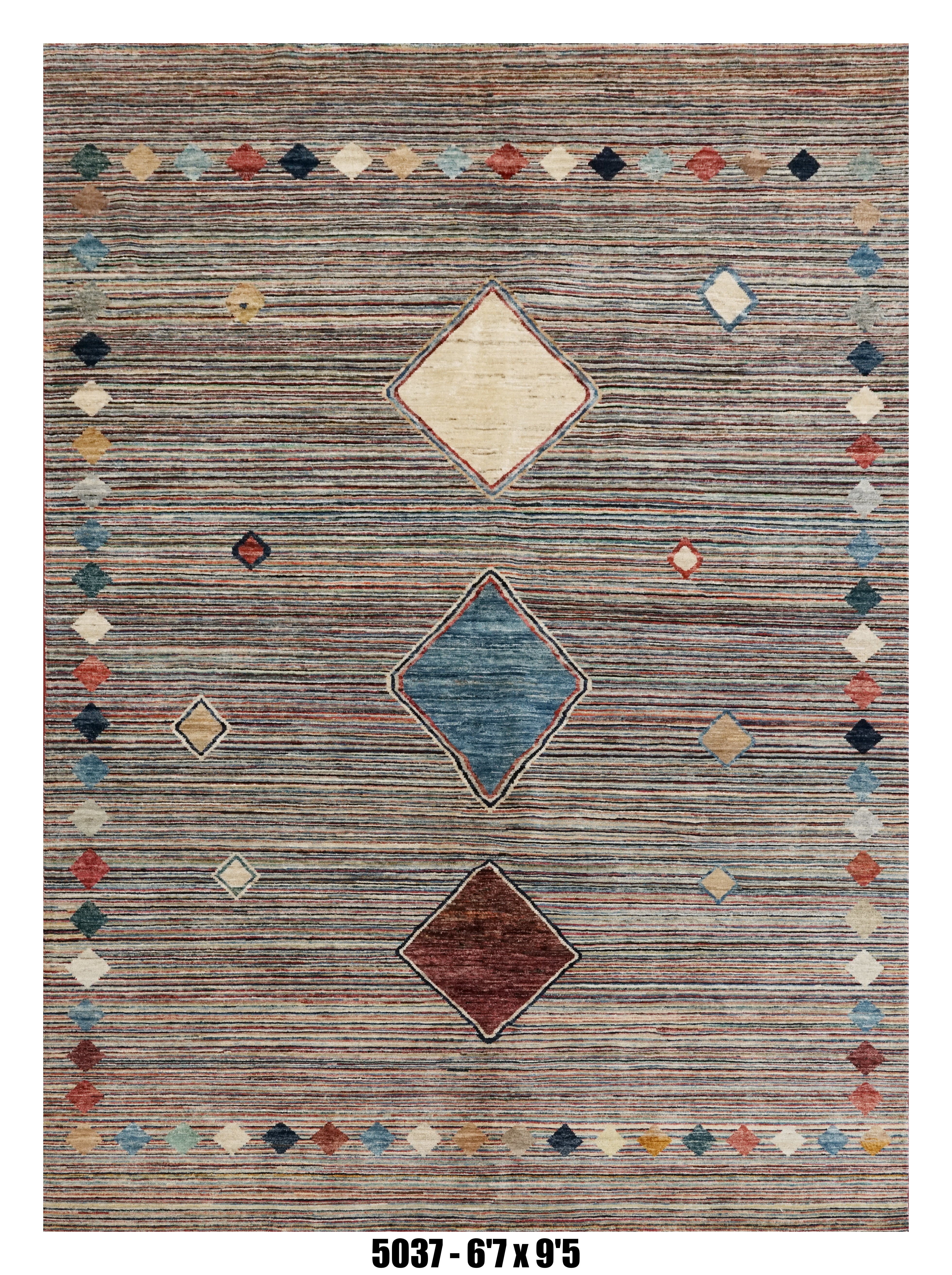 Handmade Afghan Rug — 7x10