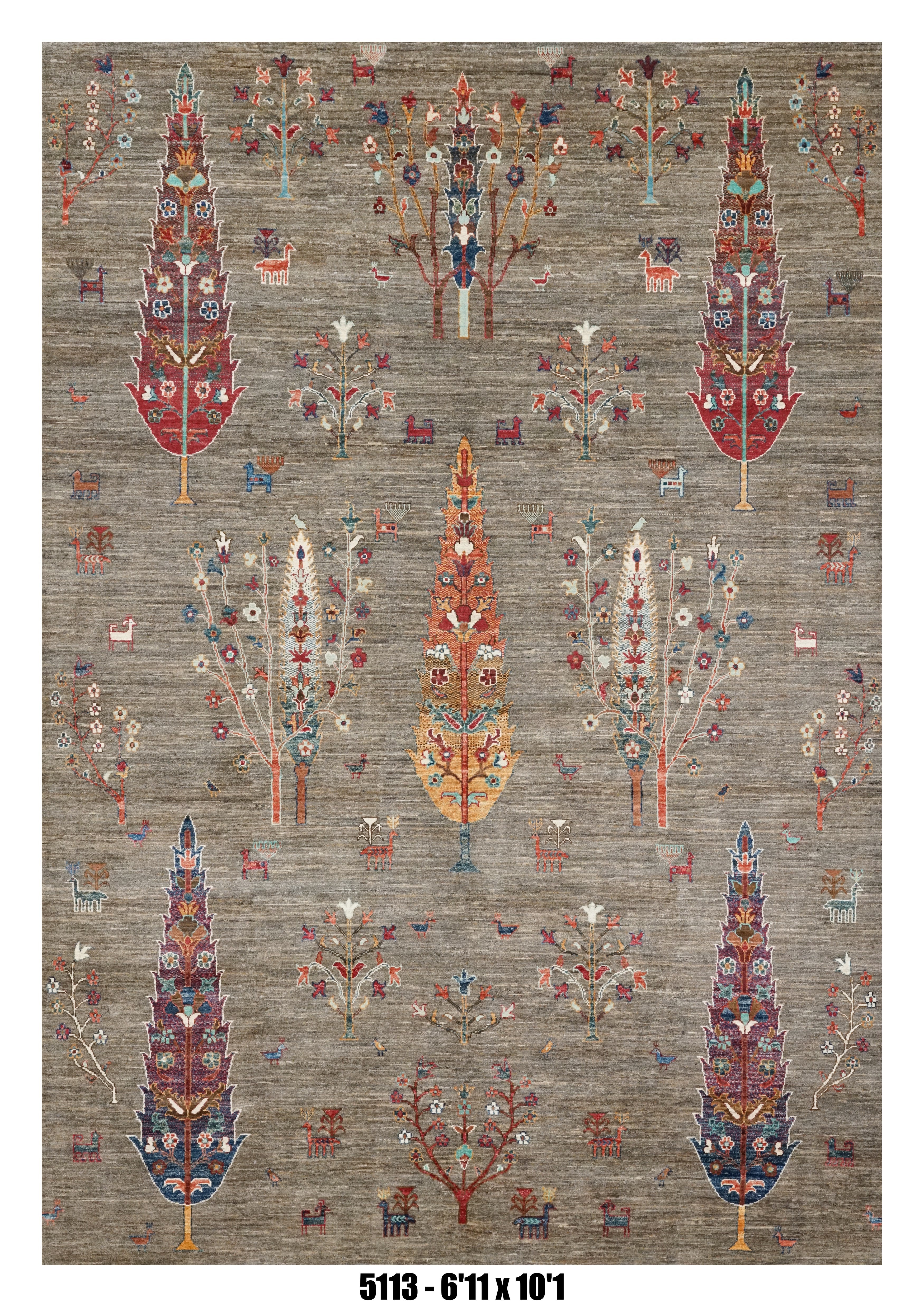 Handmade Afghan Rug — 7x10