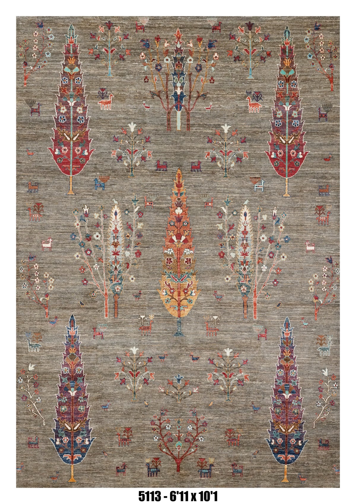 Handmade Afghan Rug — 7x10