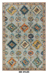 Handmade Afghan Rug — 4x6