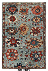 Handmade Afghan Rug — 5x7-8