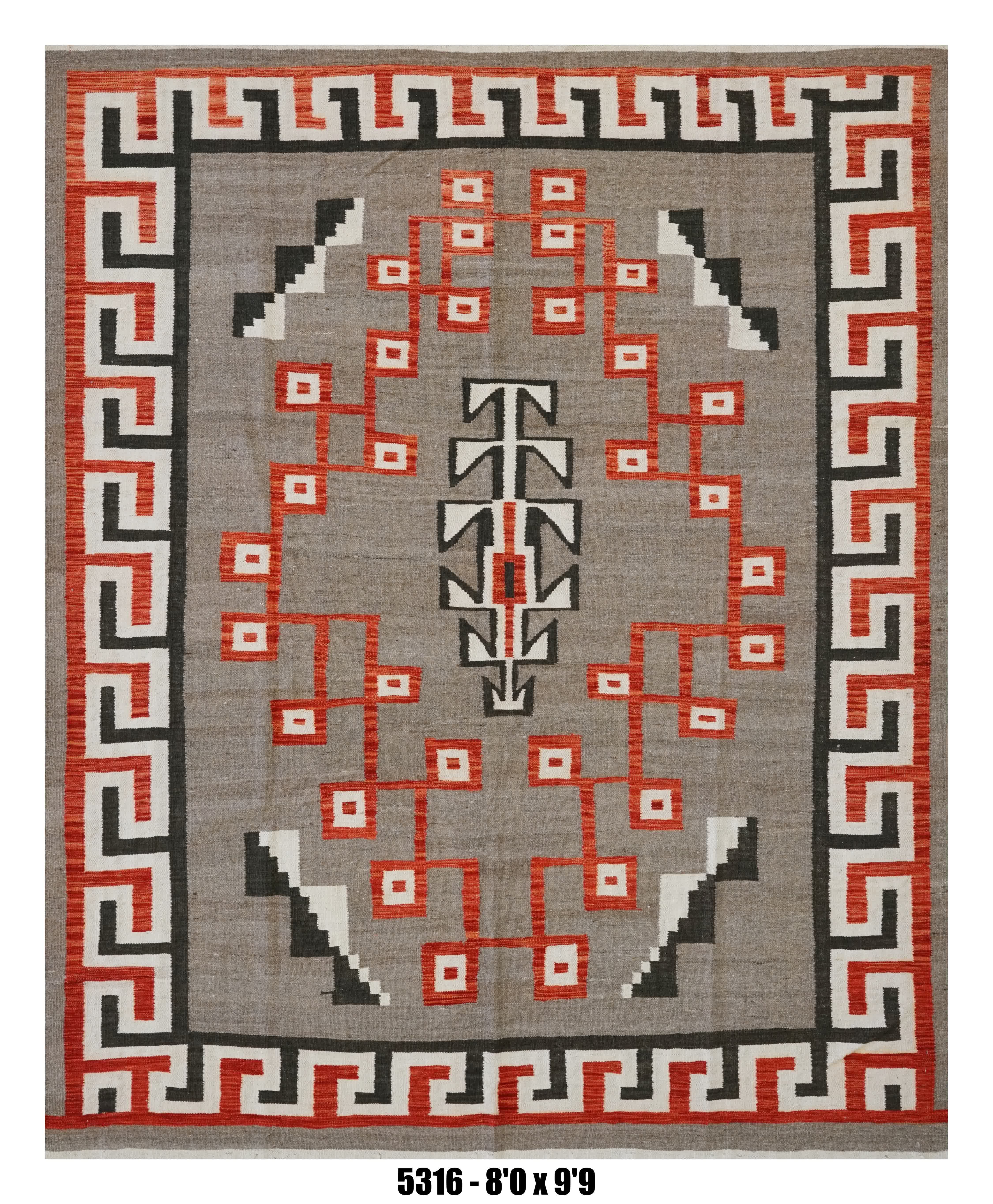Handmade Afghan Rug — Killim 8x10