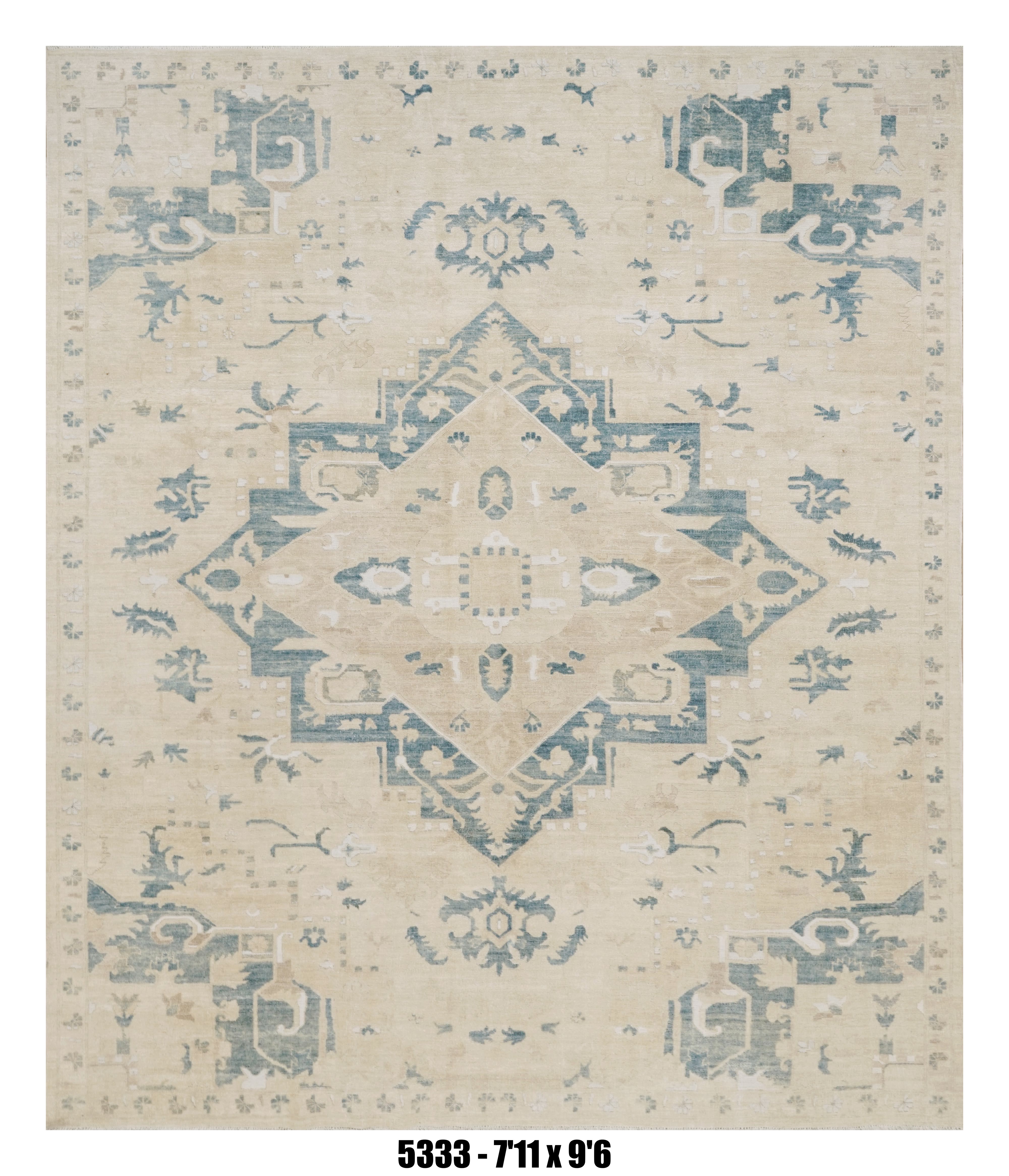 Handmade Afghan Rug — 8x10