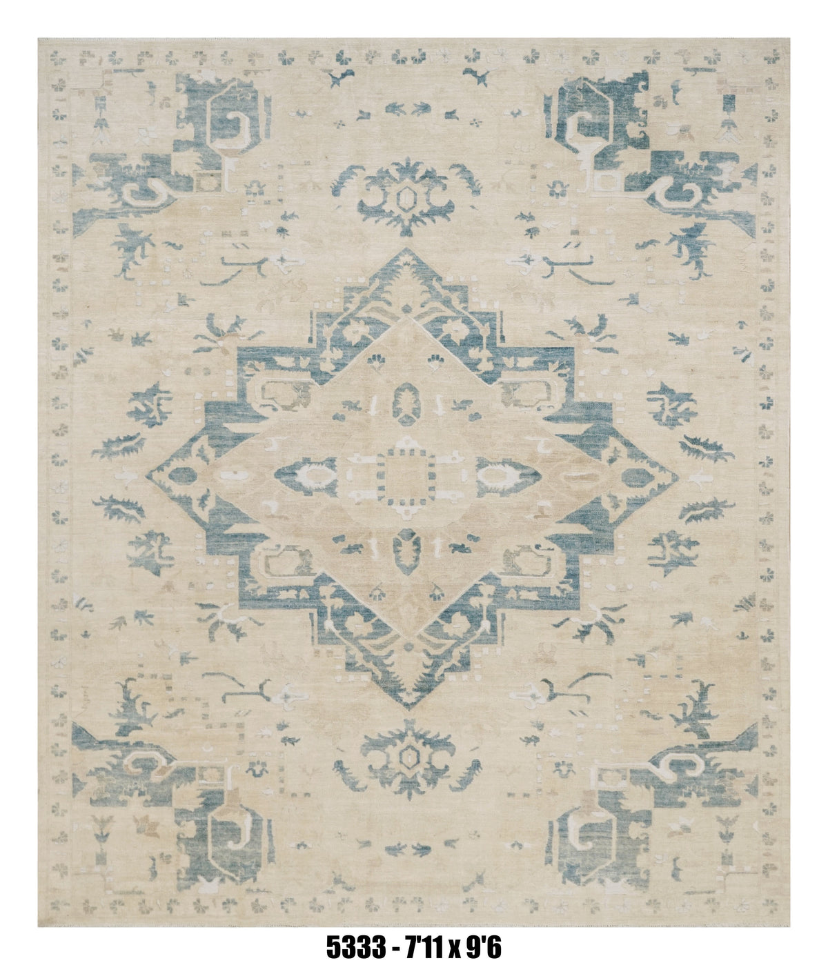 Handmade Afghan Rug — 8x10