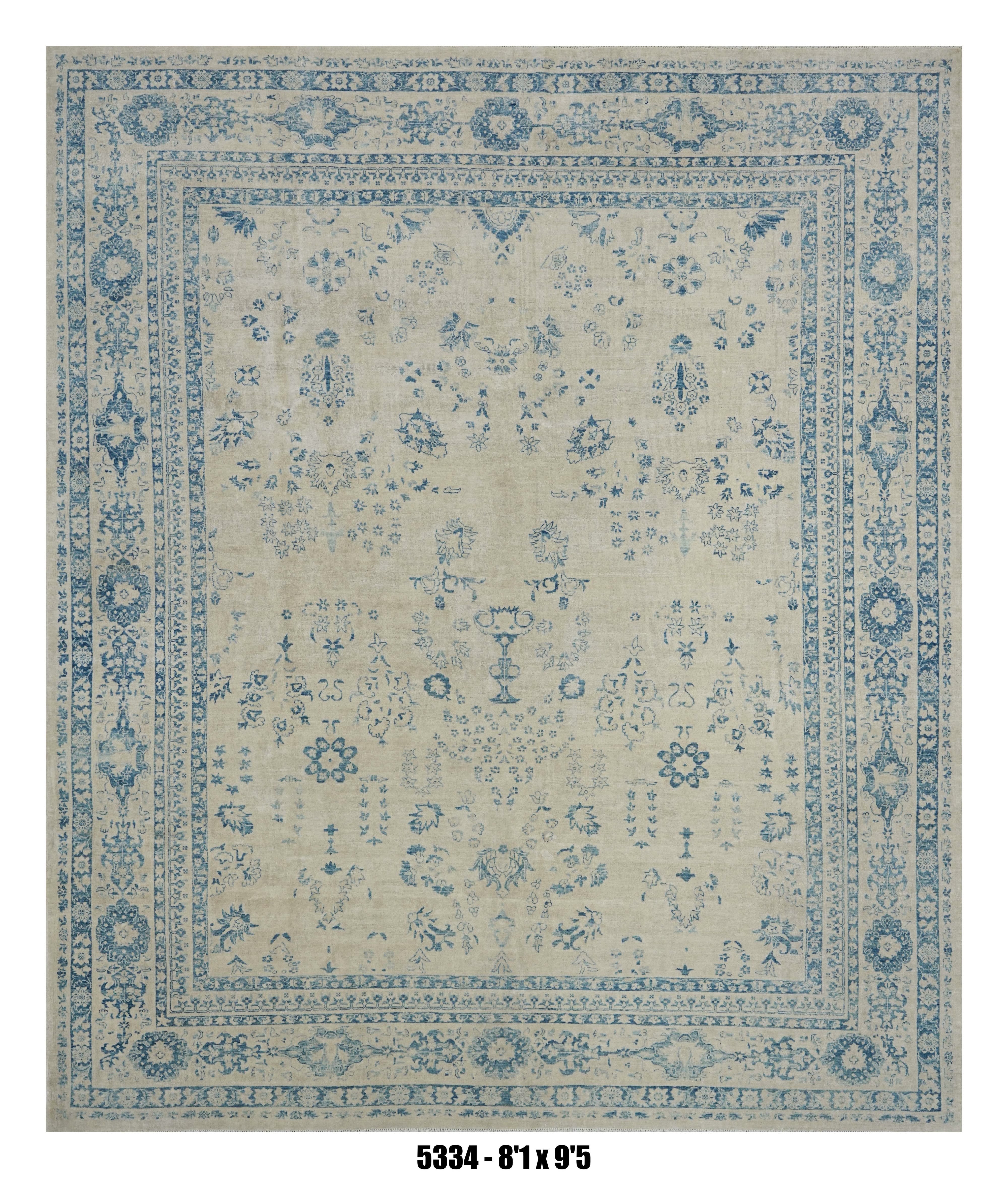 Handmade Afghan Rug — 8x10