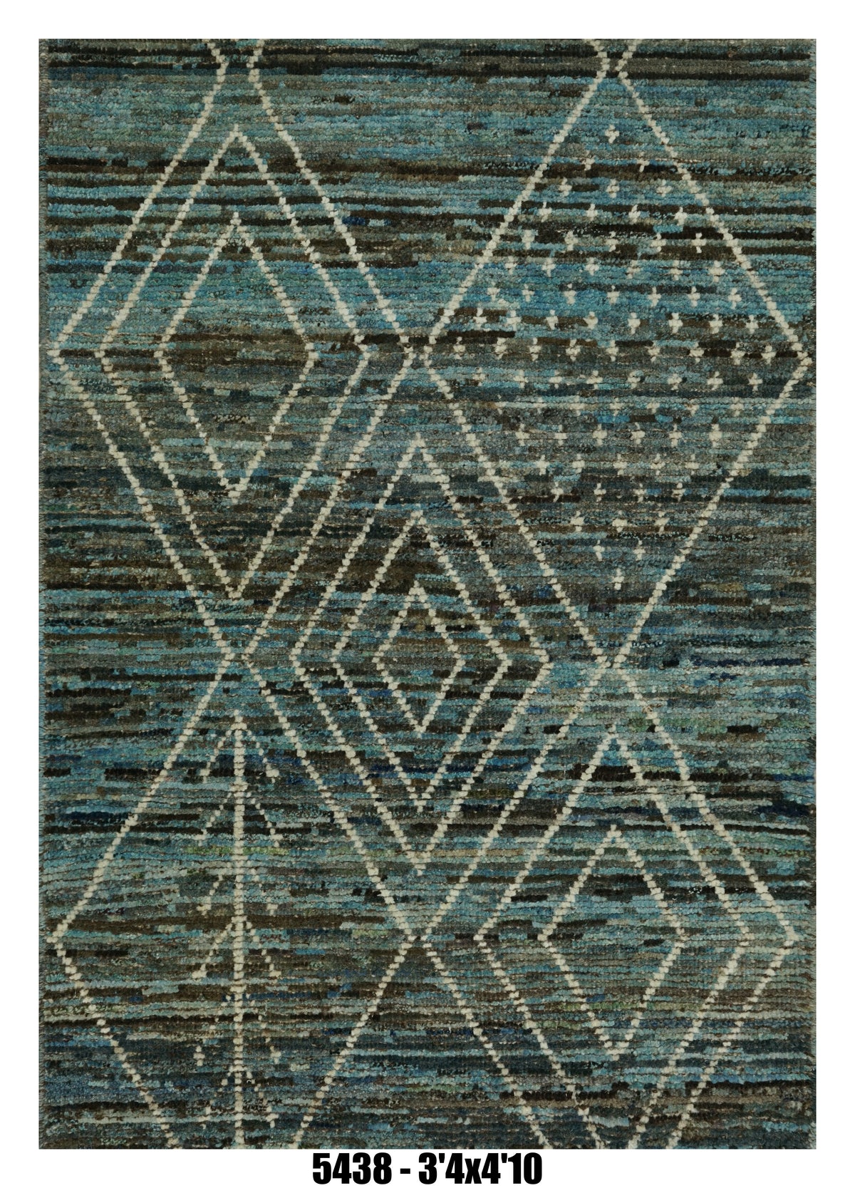 Handmade Afghan Rug — Moroccan 3x5