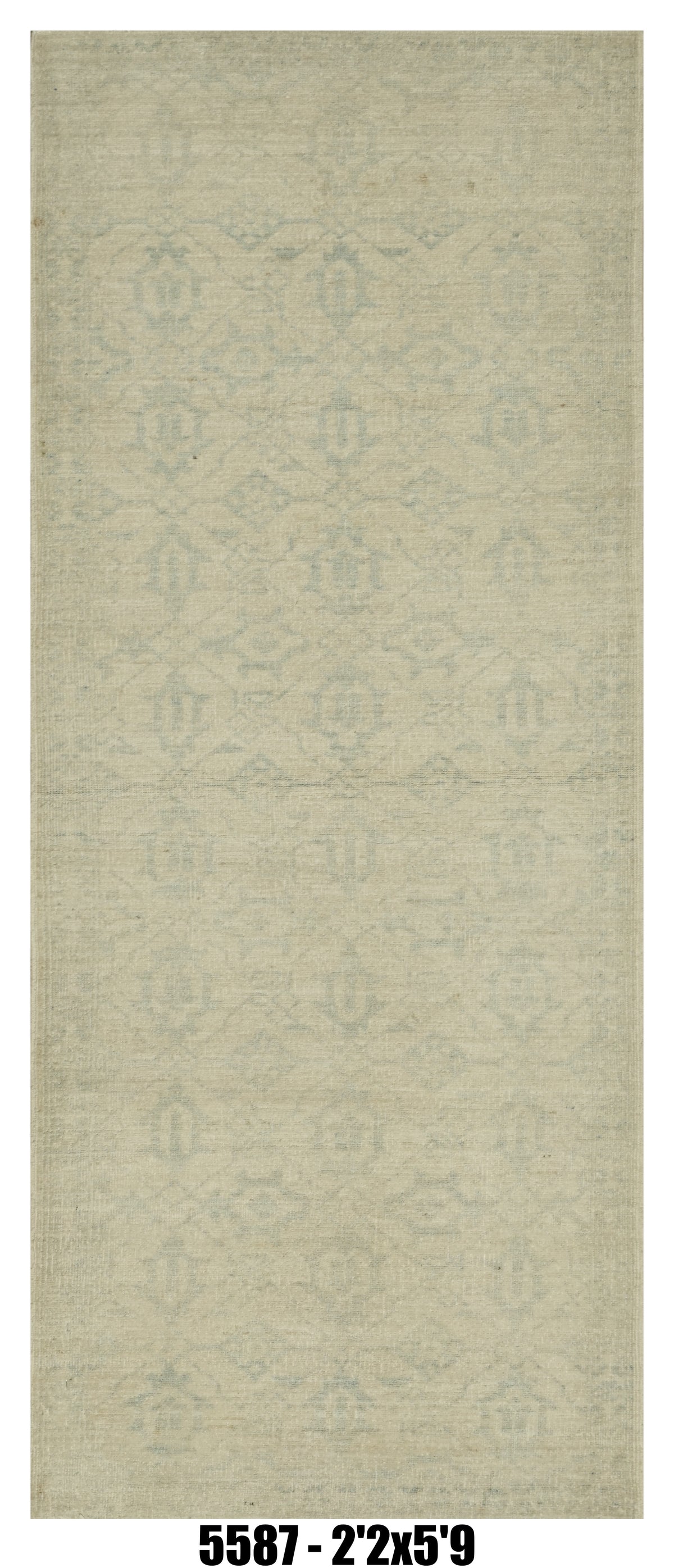 Handmade Afghan Rug — 2x5-6