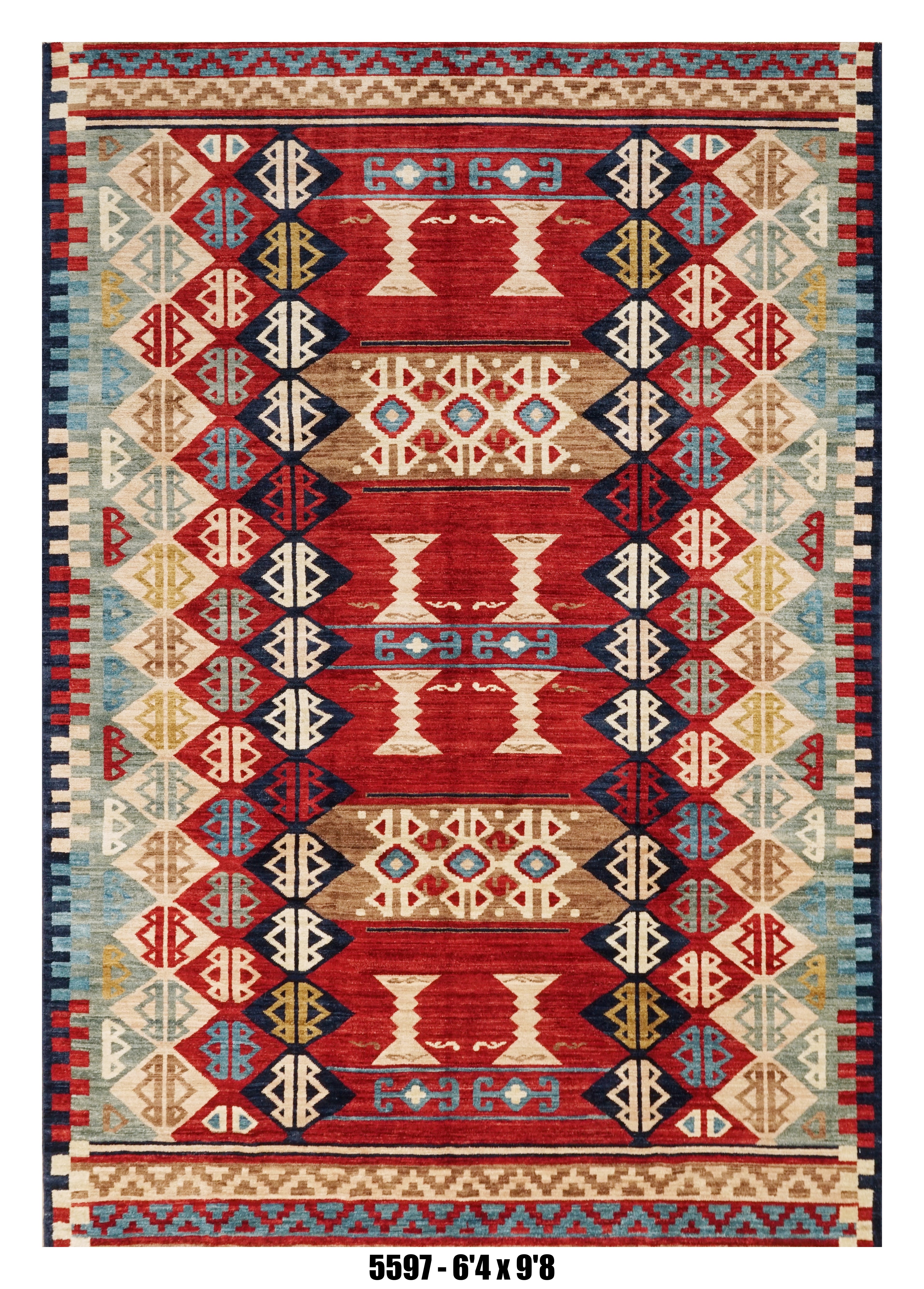 Handmade Afghan Rug — 7x10
