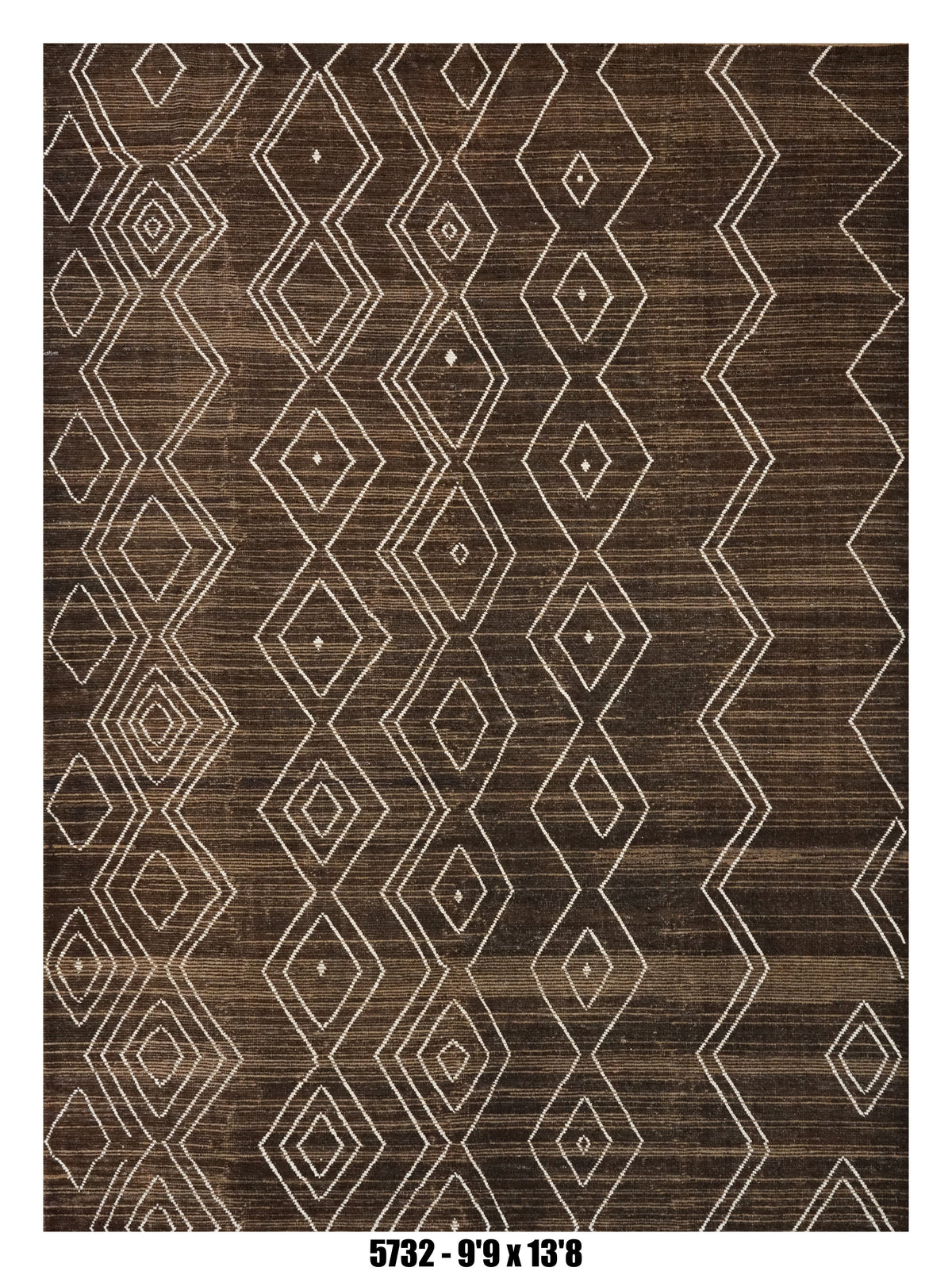 Handmade Afghan Rug — Moroccan 10x14