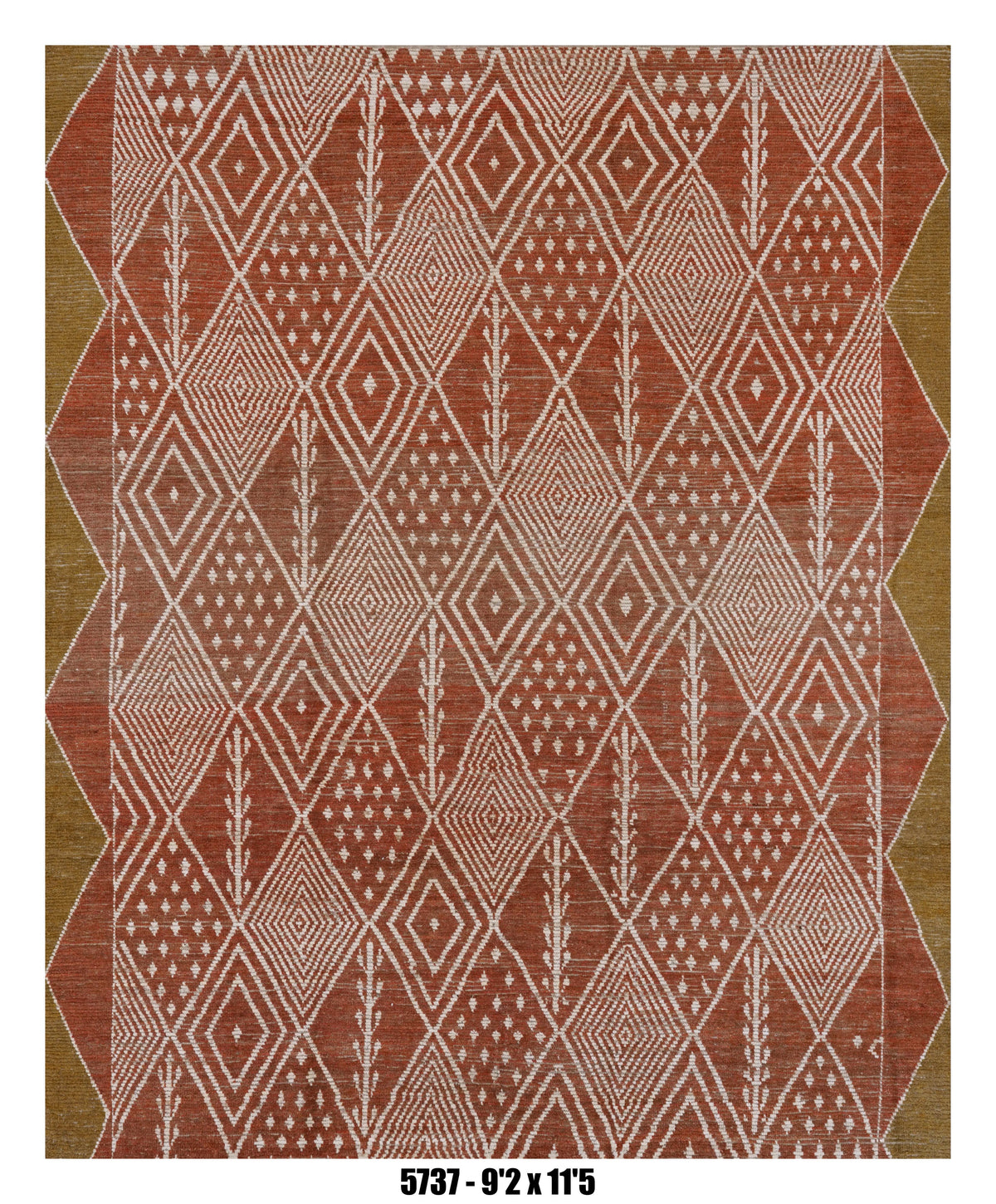 Handmade Afghan Rug — Moroccan 9x12