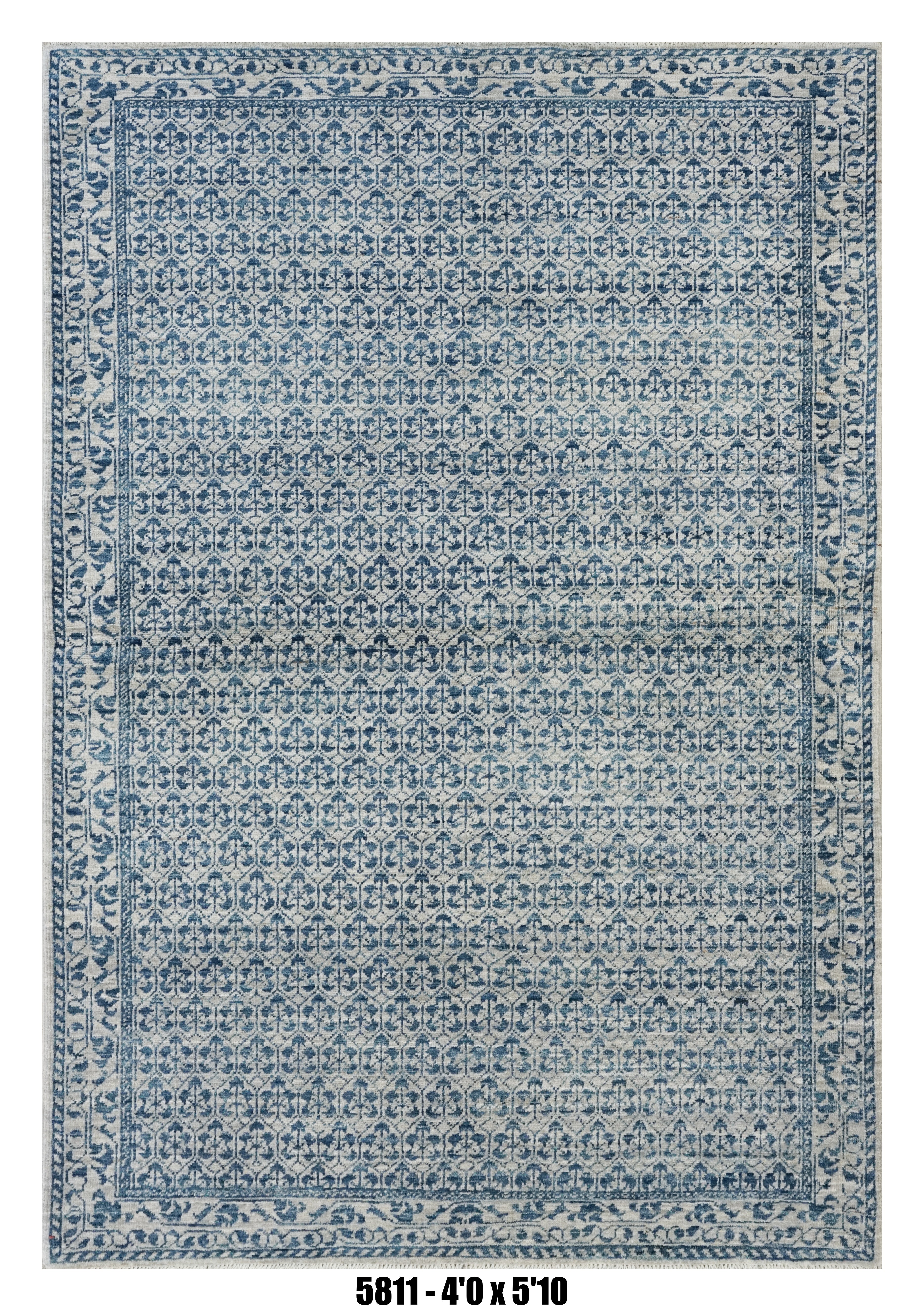 Handmade Afghan Rug — 4x6