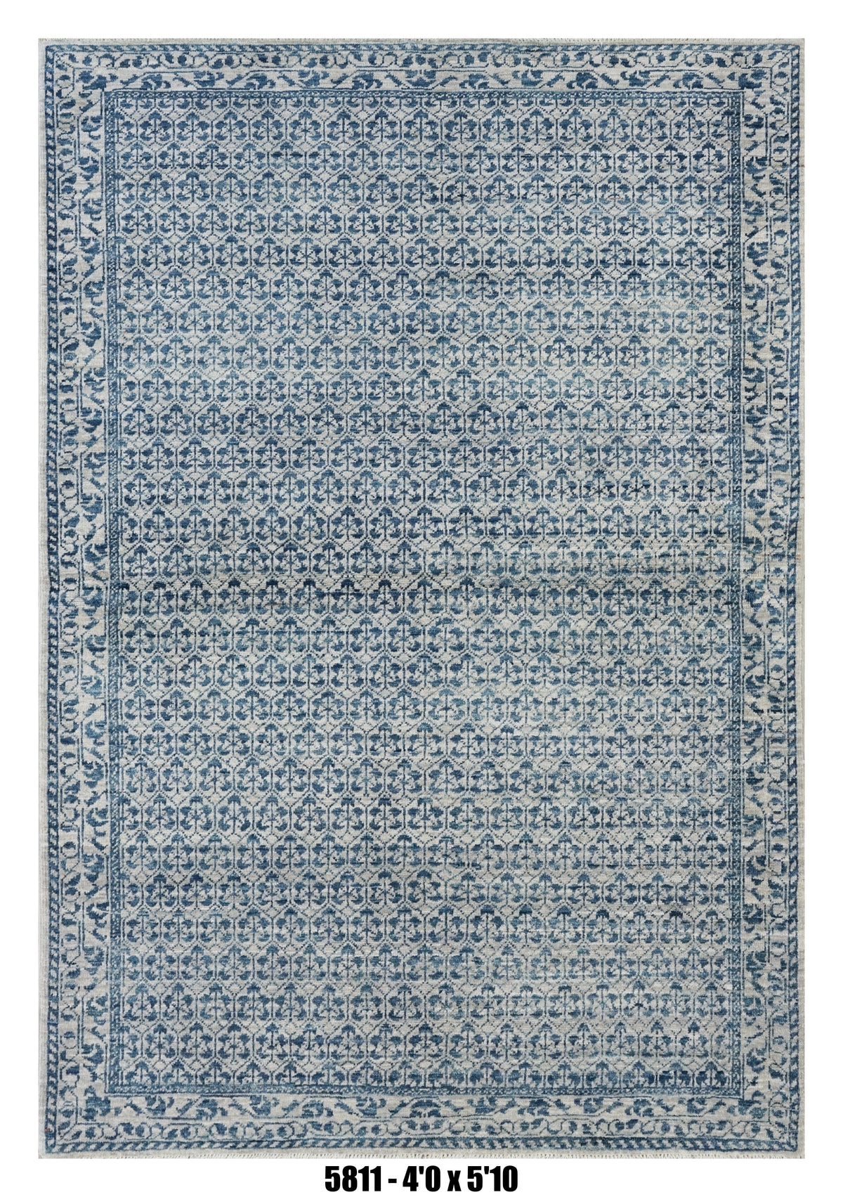 Handmade Afghan Rug — 4x6