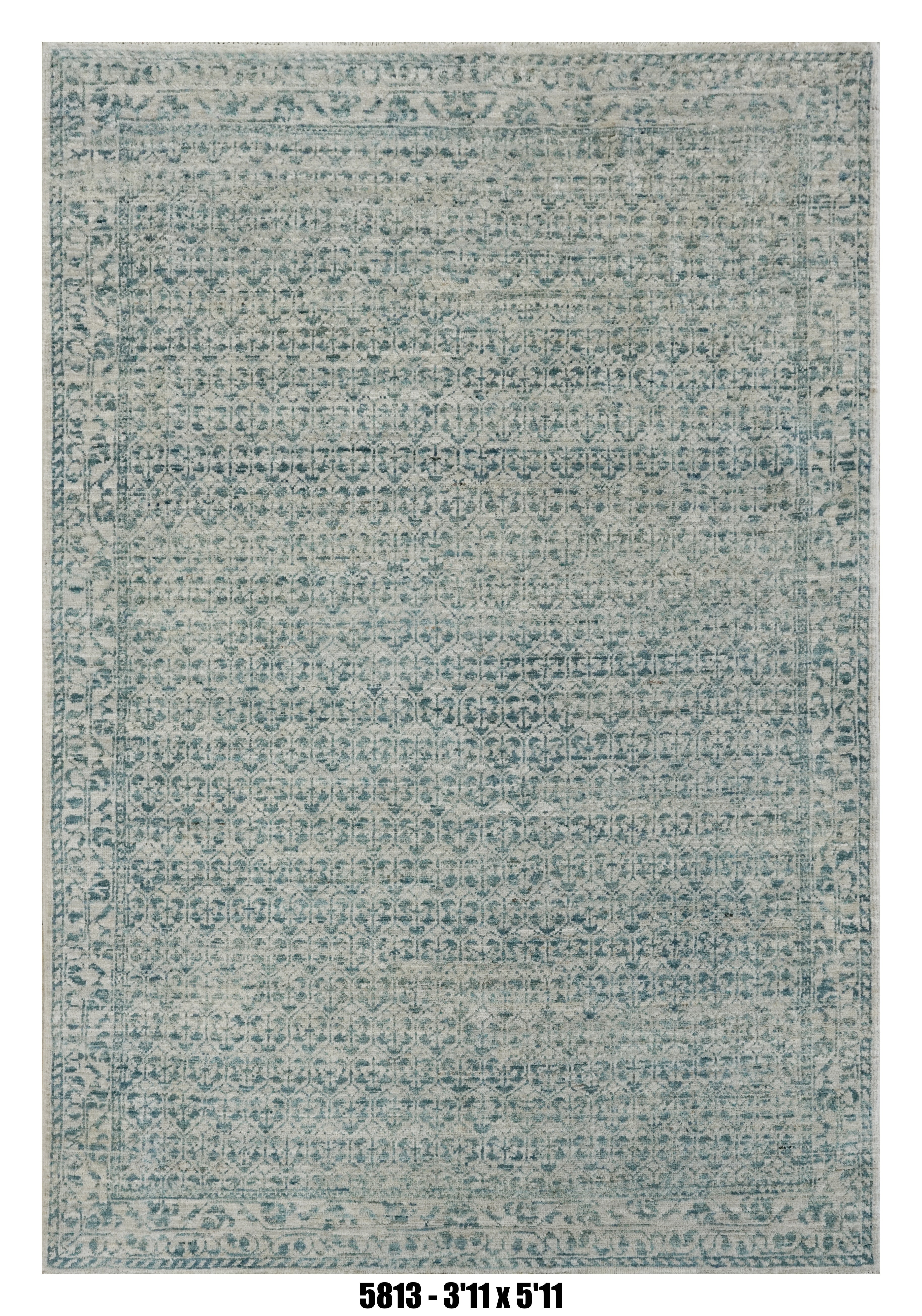 Handmade Afghan Rug — 4x6