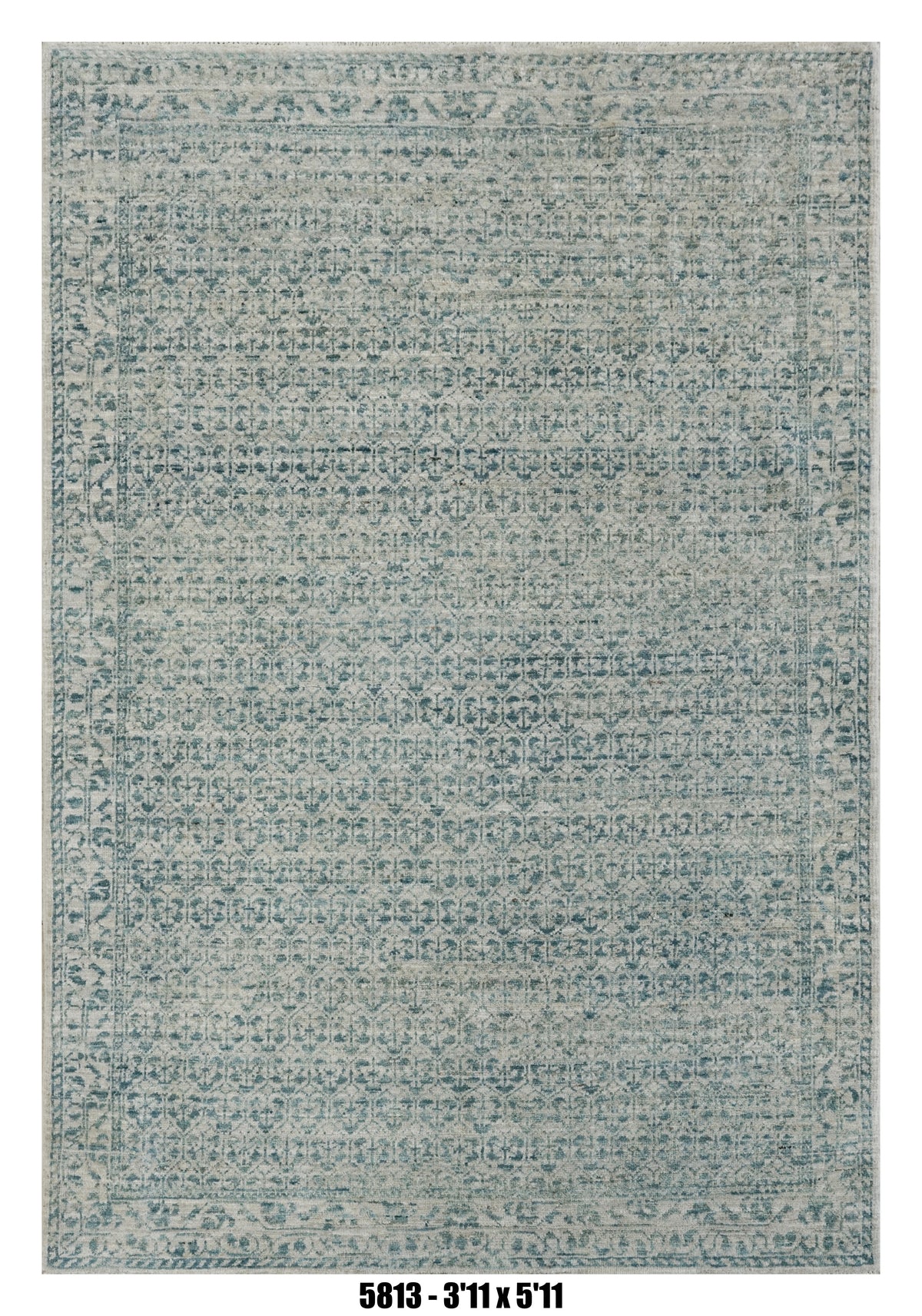 Handmade Afghan Rug — 4x6