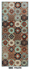 Handmade Afghan Rug — 2x5-6