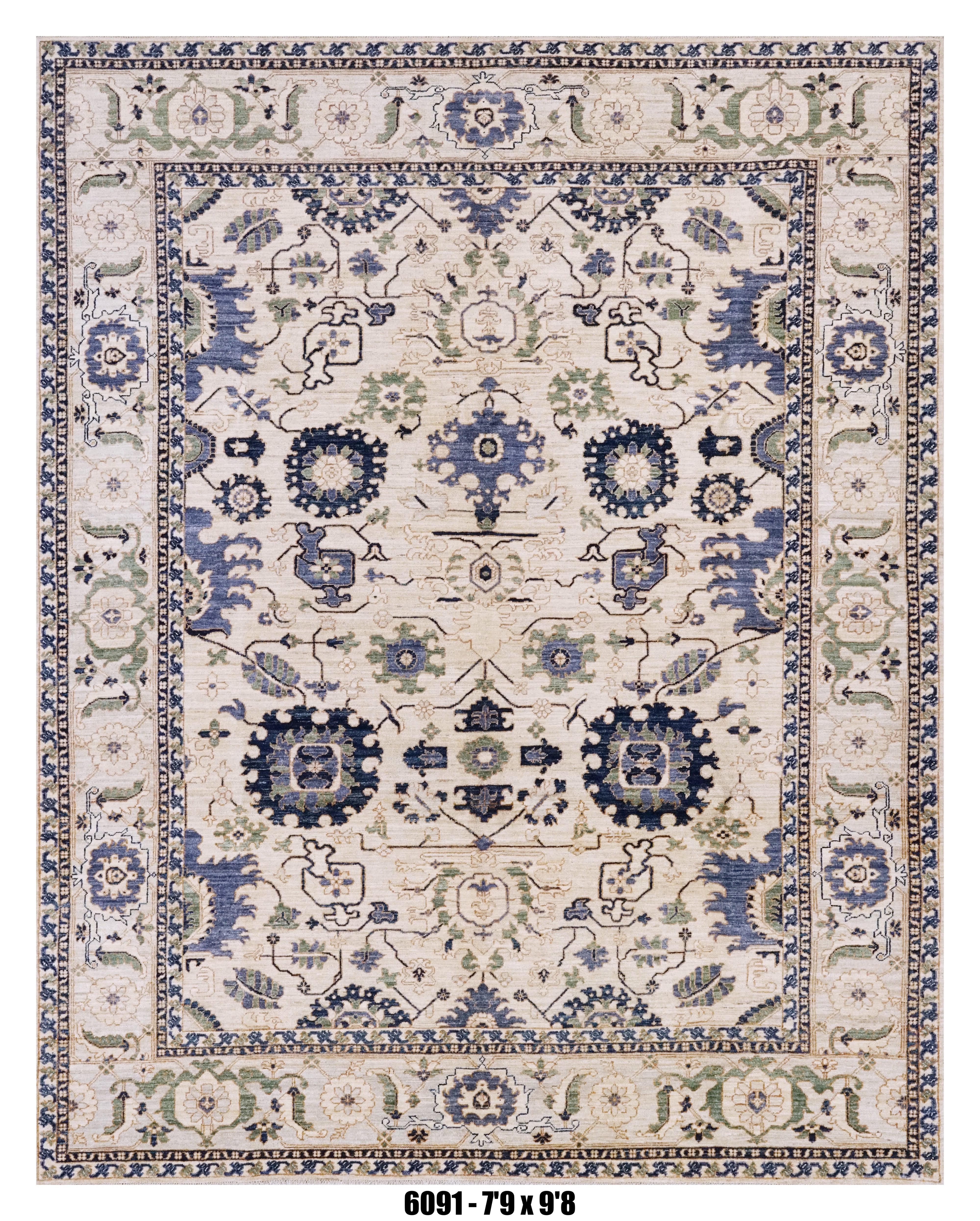 Handmade Afghan Rug — 8x10