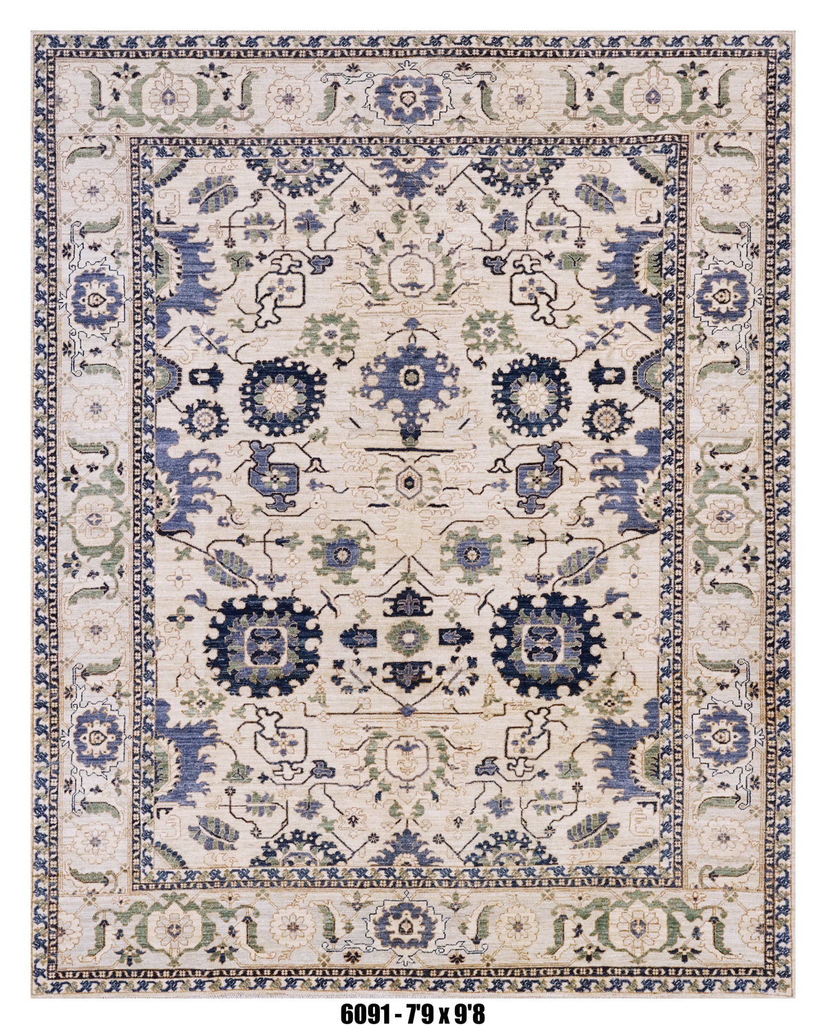 Handmade Afghan Rug — 8x10