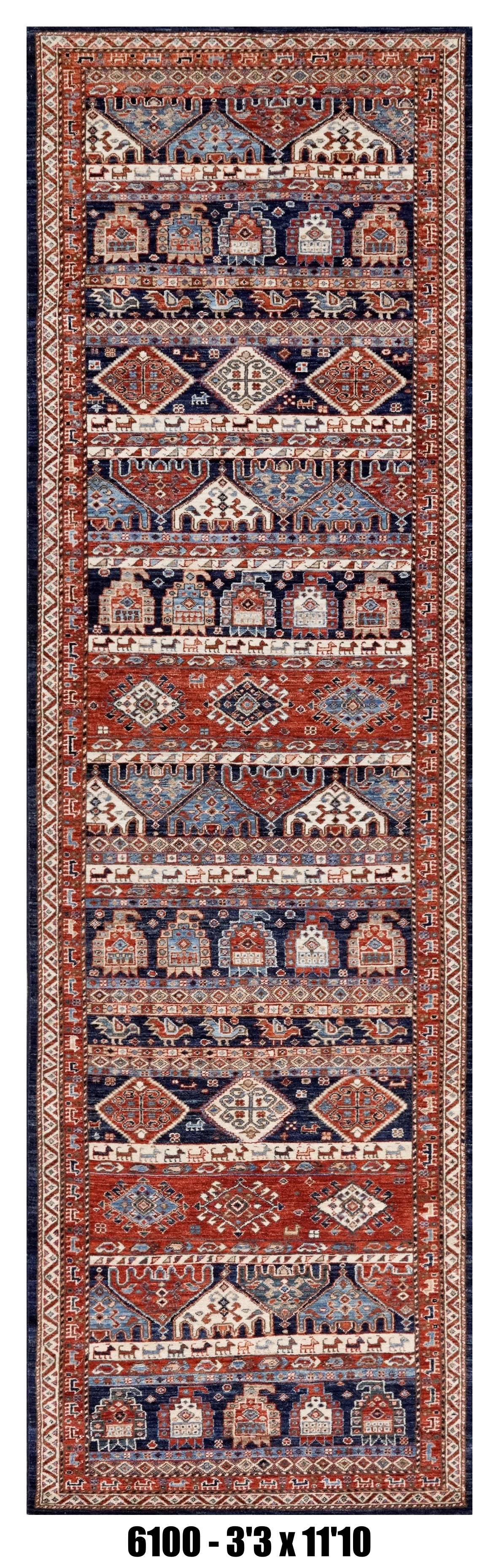 Handmade Afghan Rug — Runner