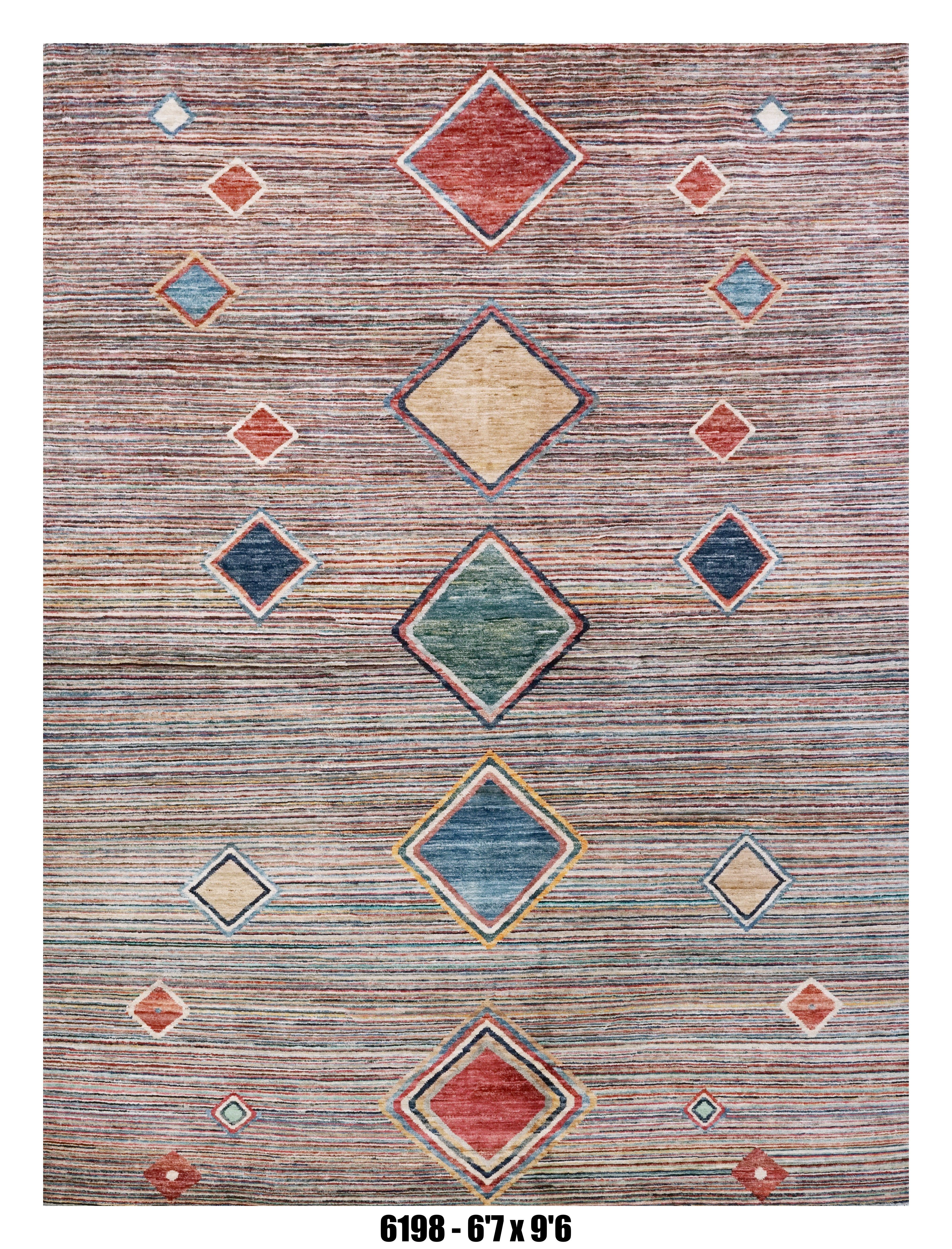 Handmade Afghan Rug — 7x10