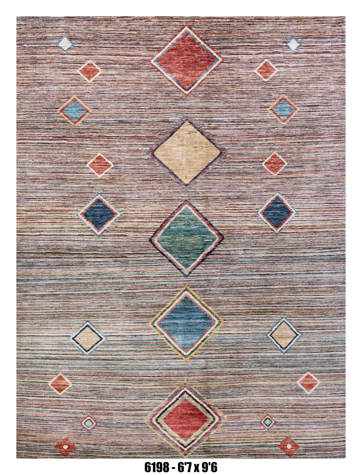 Handmade Afghan Rug — 7x10