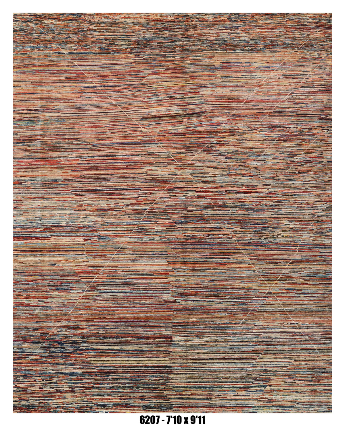 Handmade Afghan Rug — 8x10