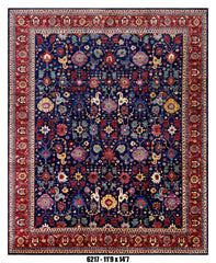 Handmade Afghan Rug — 12x15+
