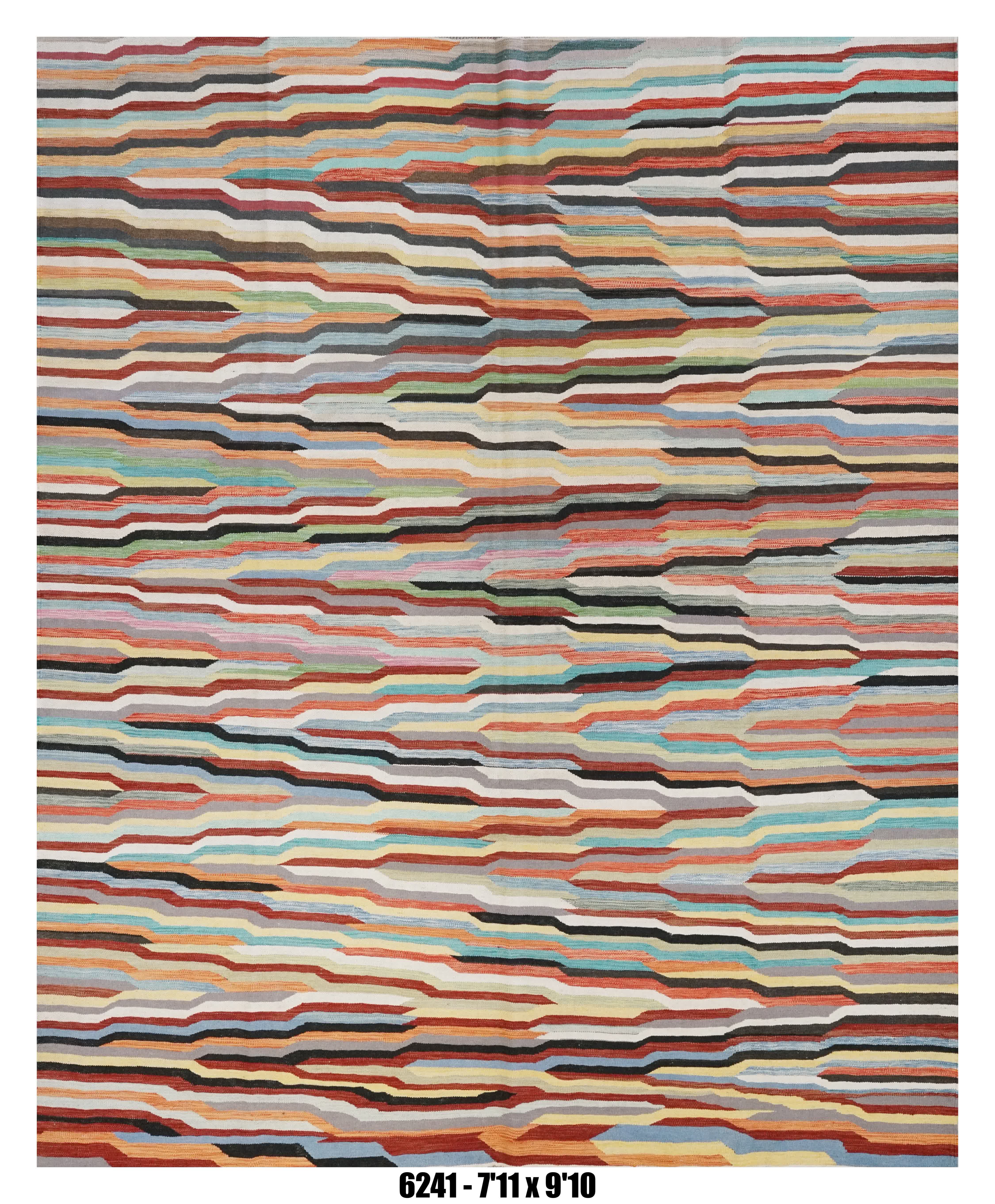 Handmade Afghan Rug — Killim 8x10