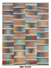 Handmade Afghan Rug — Killim 9x12