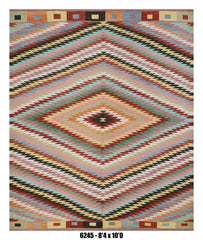 Handmade Afghan Rug — Killim 8x10