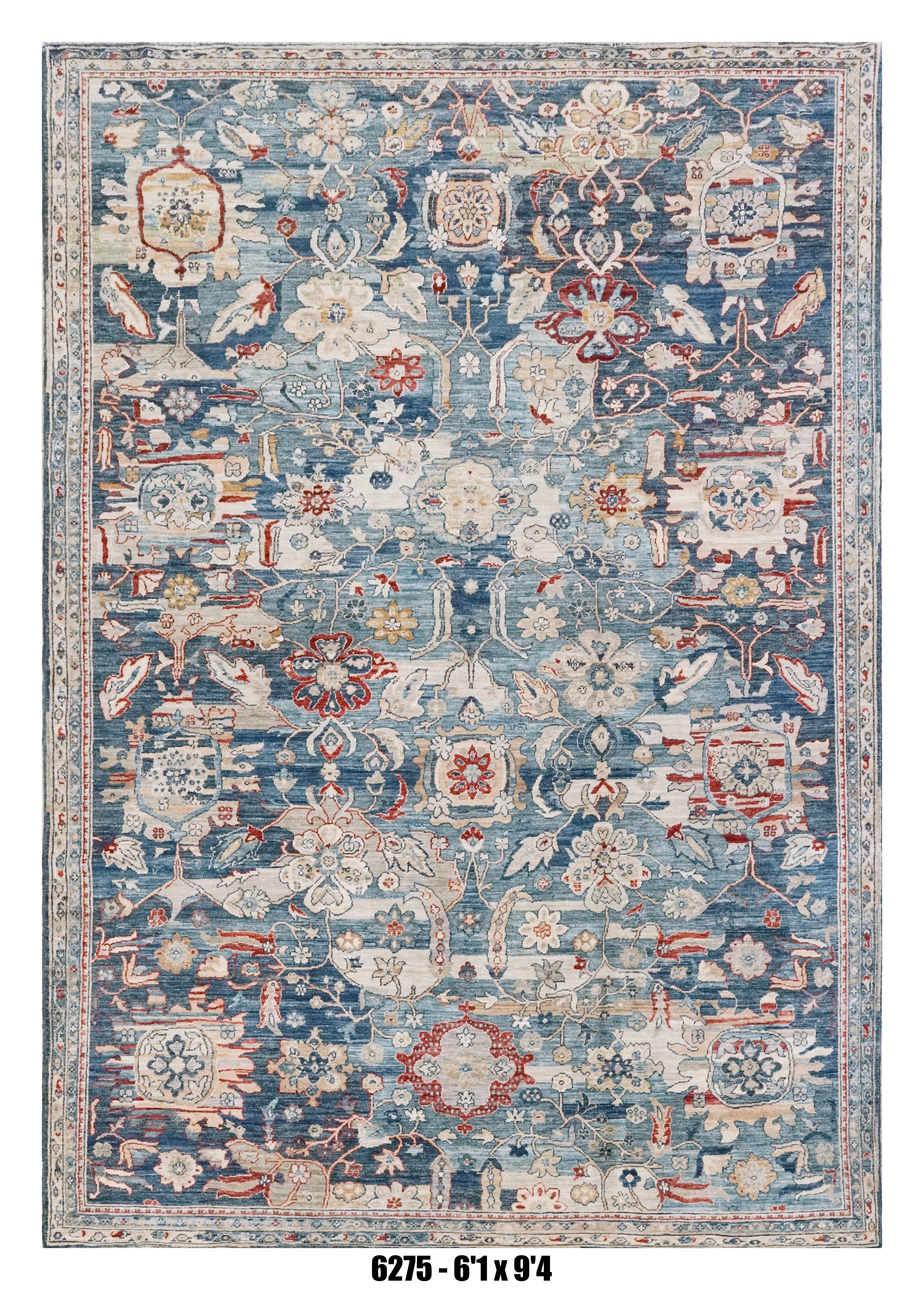Handmade Afghan Rug — 6x8-9
