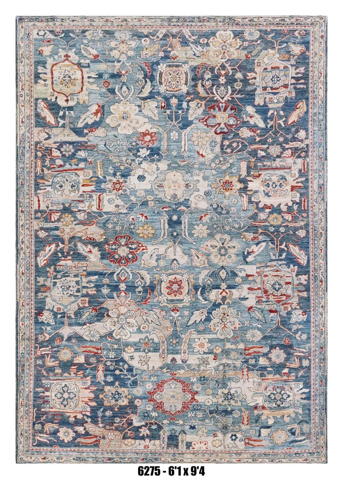 Handmade Afghan Rug — 6x8-9