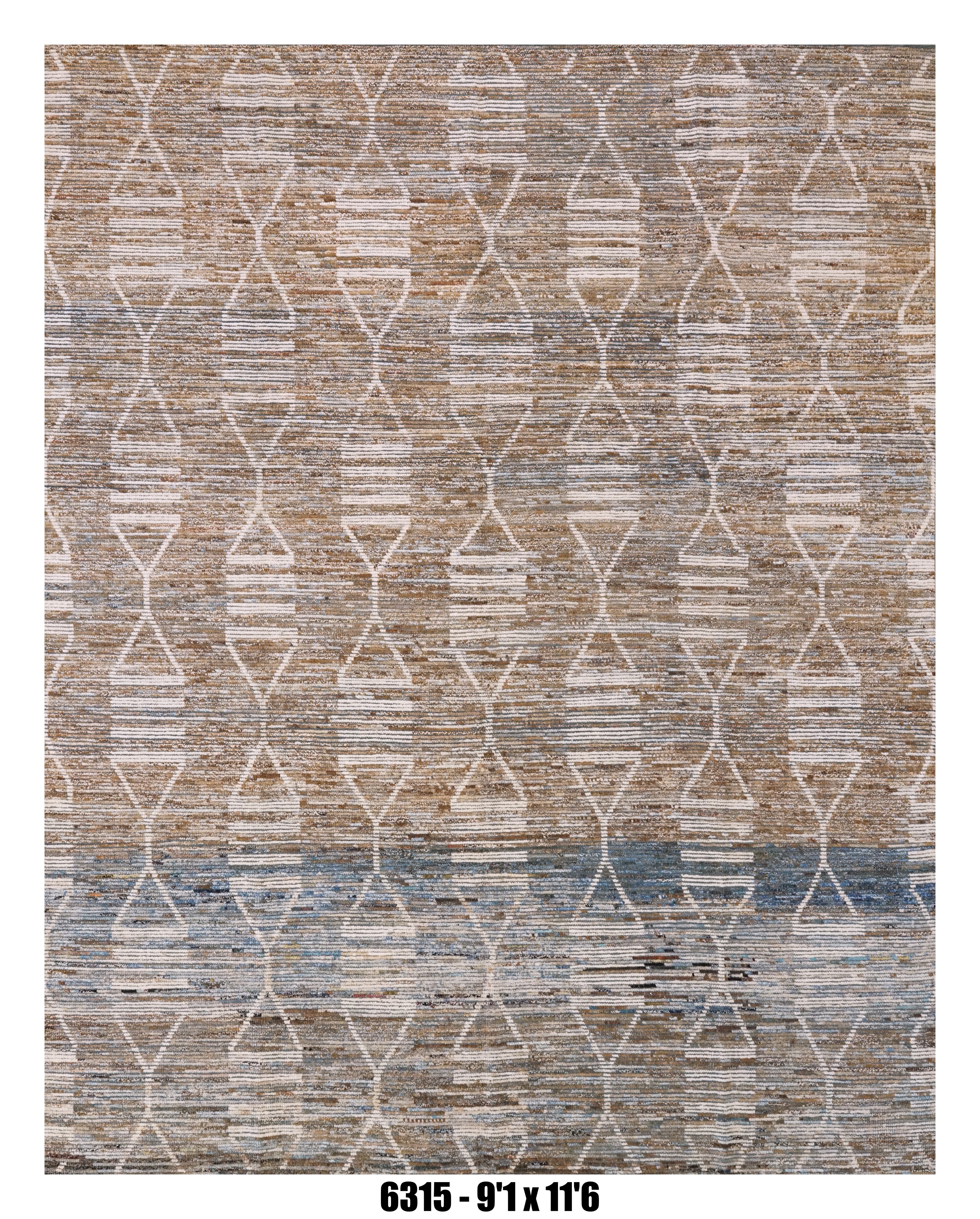 Handmade Afghan Rug — Moroccan 9x12
