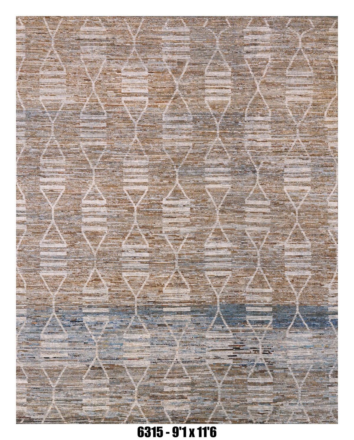 Handmade Afghan Rug — Moroccan 9x12