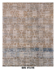Handmade Afghan Rug — Moroccan 9x12