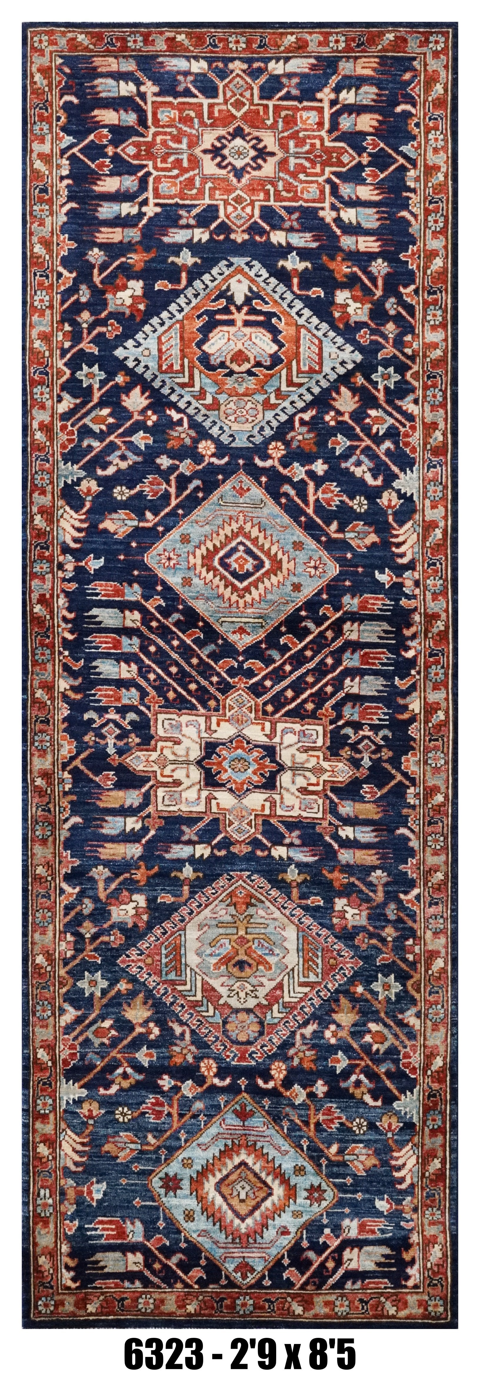 Handmade Afghan Rug — Runner