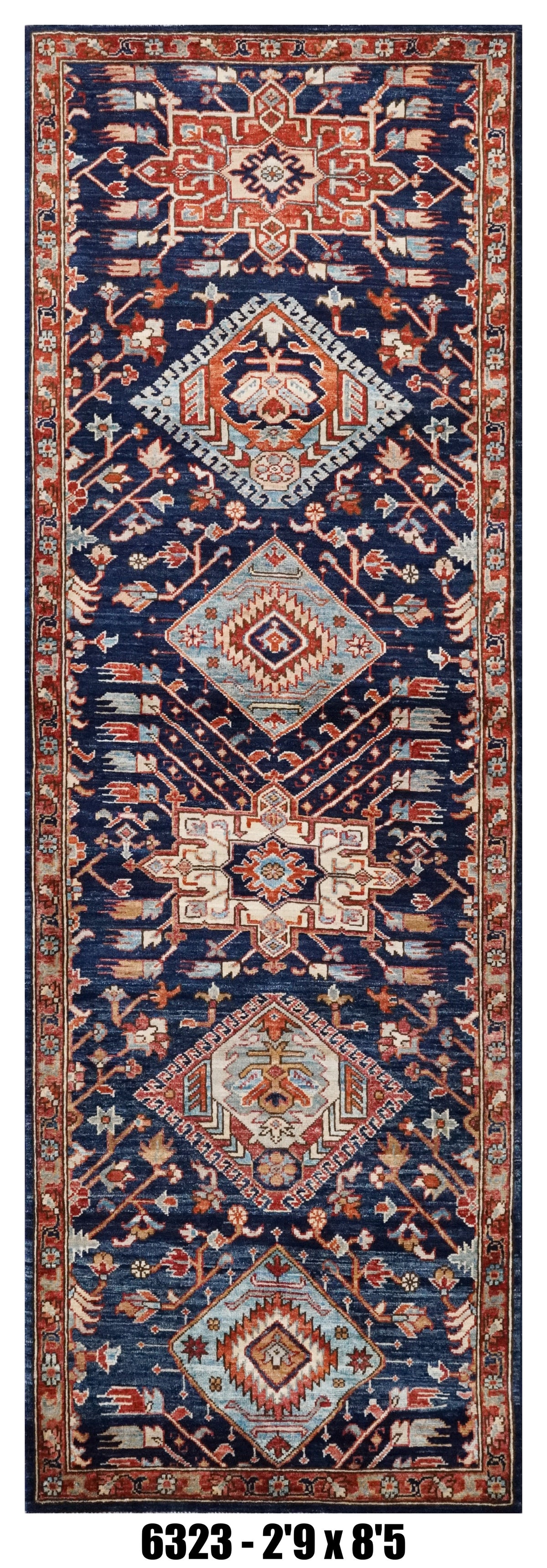 Handmade Afghan Rug — Runner