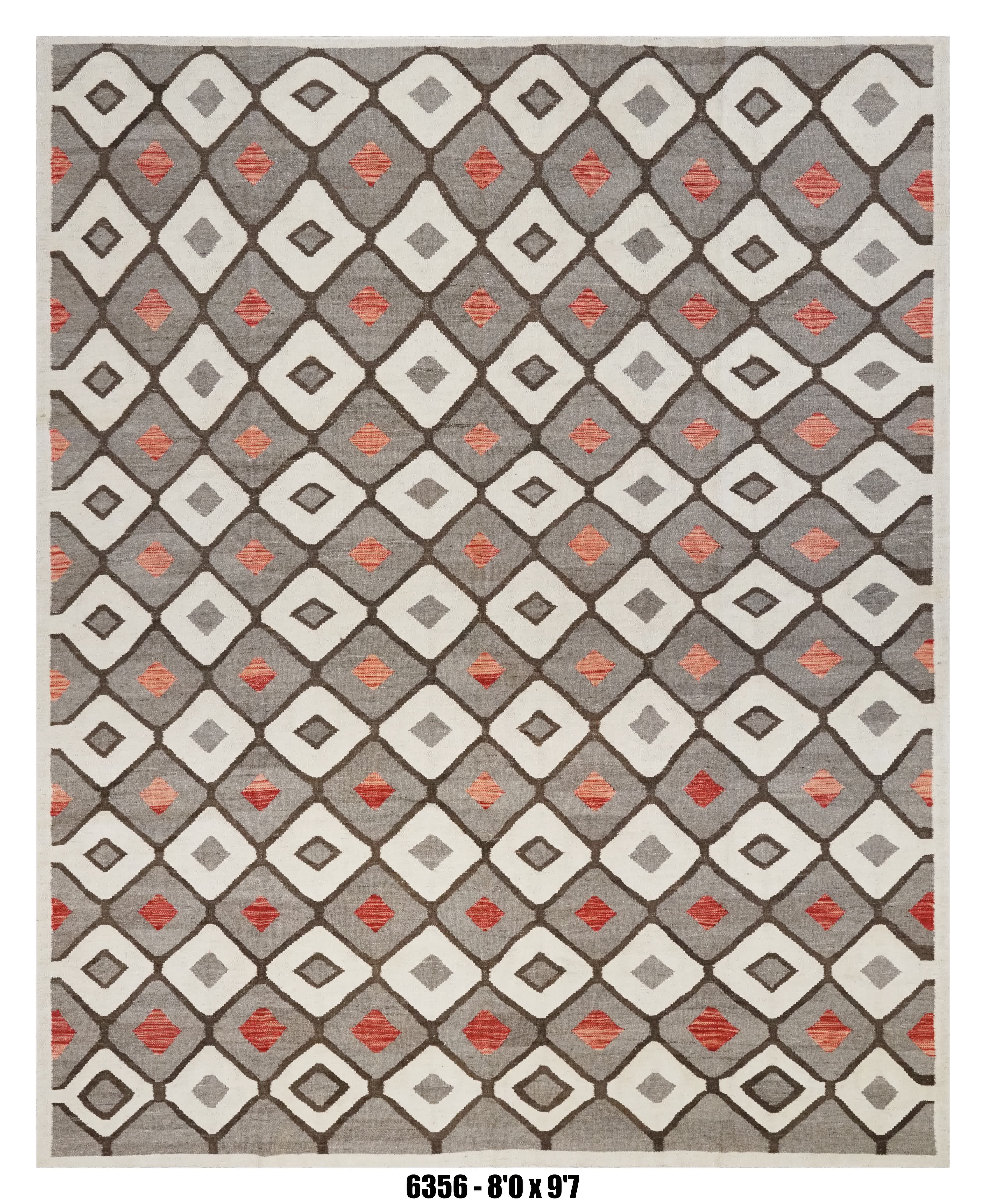 Handmade Afghan Rug — Killim 8x10