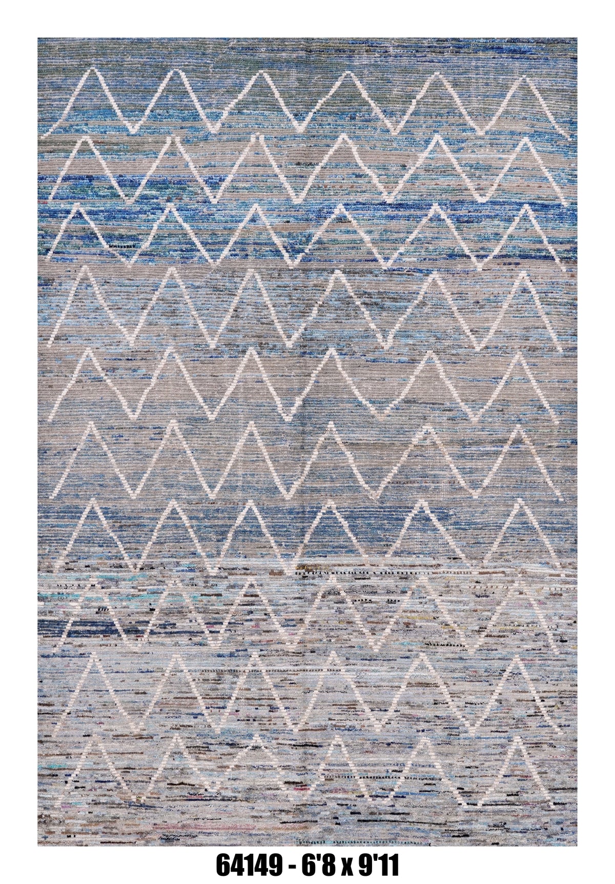 Handmade Afghan Rug — Moroccan 6x8-9