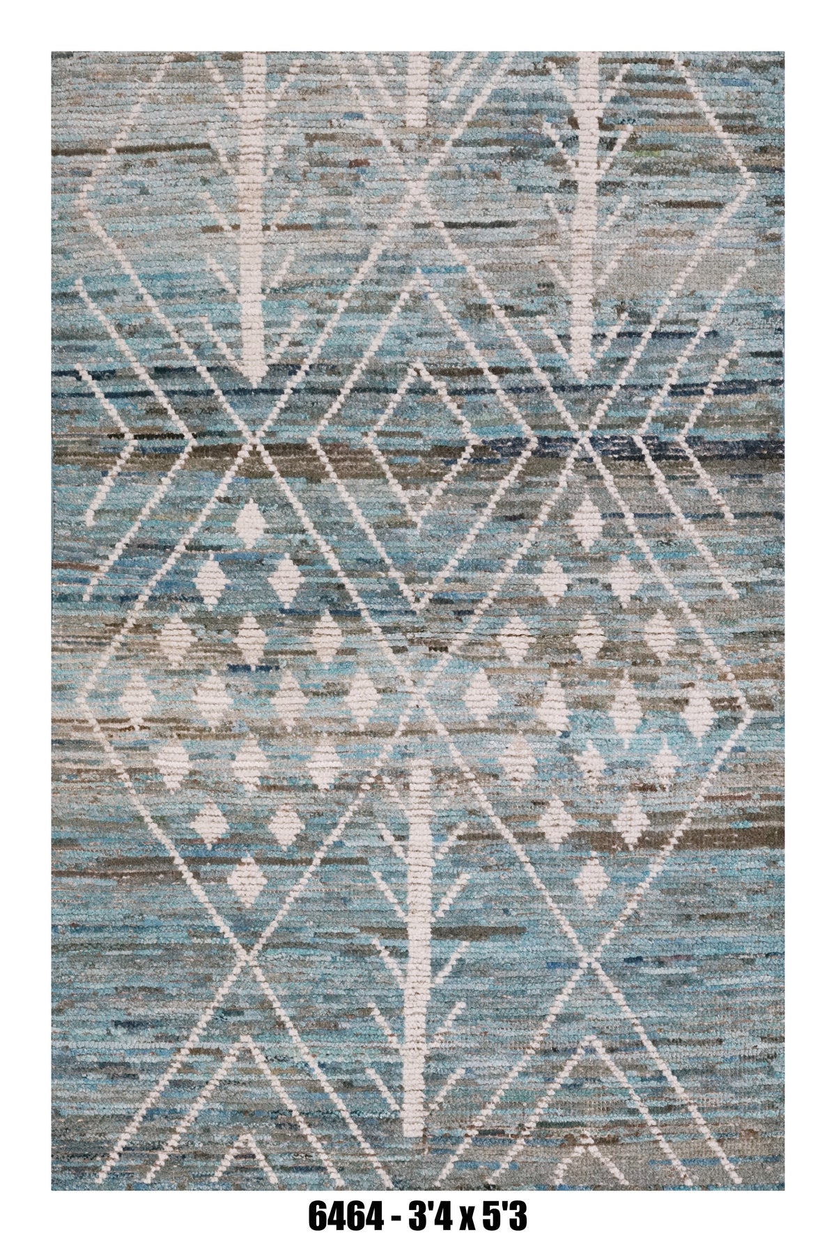 Handmade Afghan Rug — Moroccan 3x5
