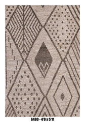 Handmade Afghan Rug — Moroccan 4x6